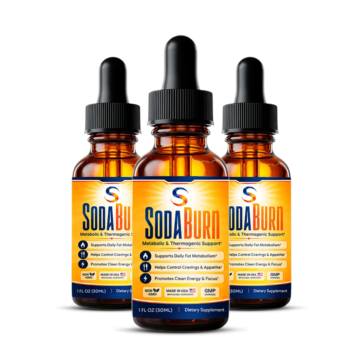 SodaBurn daily metabolism and weight management support supplement